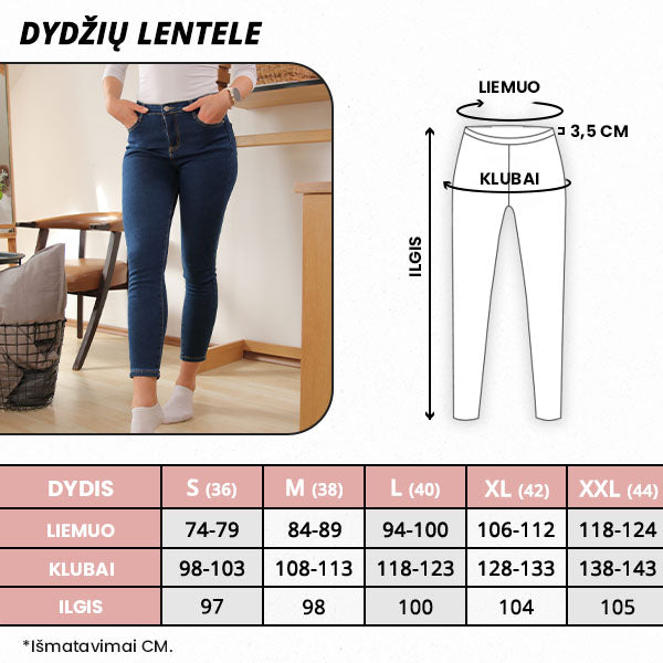 SKINNY® - ŠILTI ŽIEMINIAI DŽINSAI